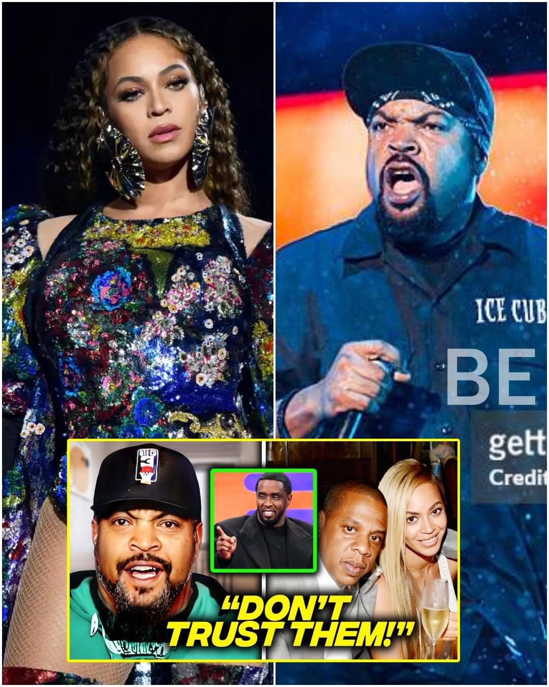Ice Cube SLAMS Jay Z And Beyonce For PROTECTING Diddy