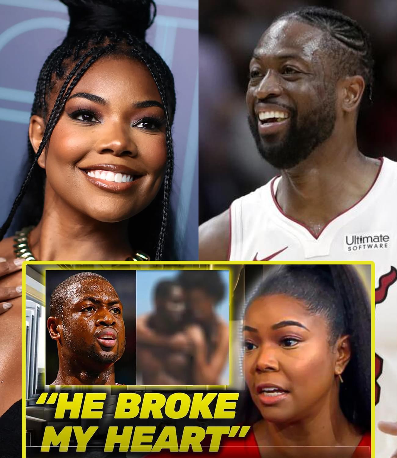Gabrielle Union CONFIRMS DIVORCE After Pictures of Dwyane Wade with ...