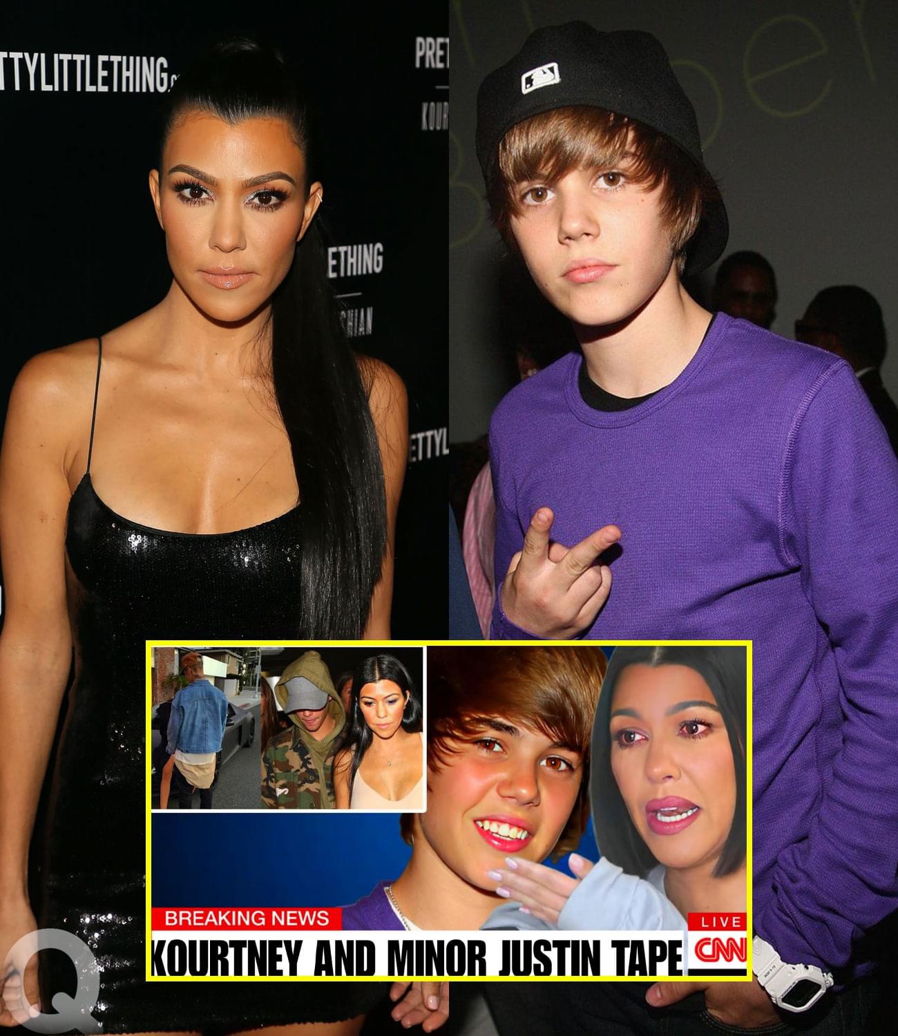 7 MINUTES AGO: Feds expose Kourtney Kardashian’s XTAPE SECRET with Justin Bieber as a minor