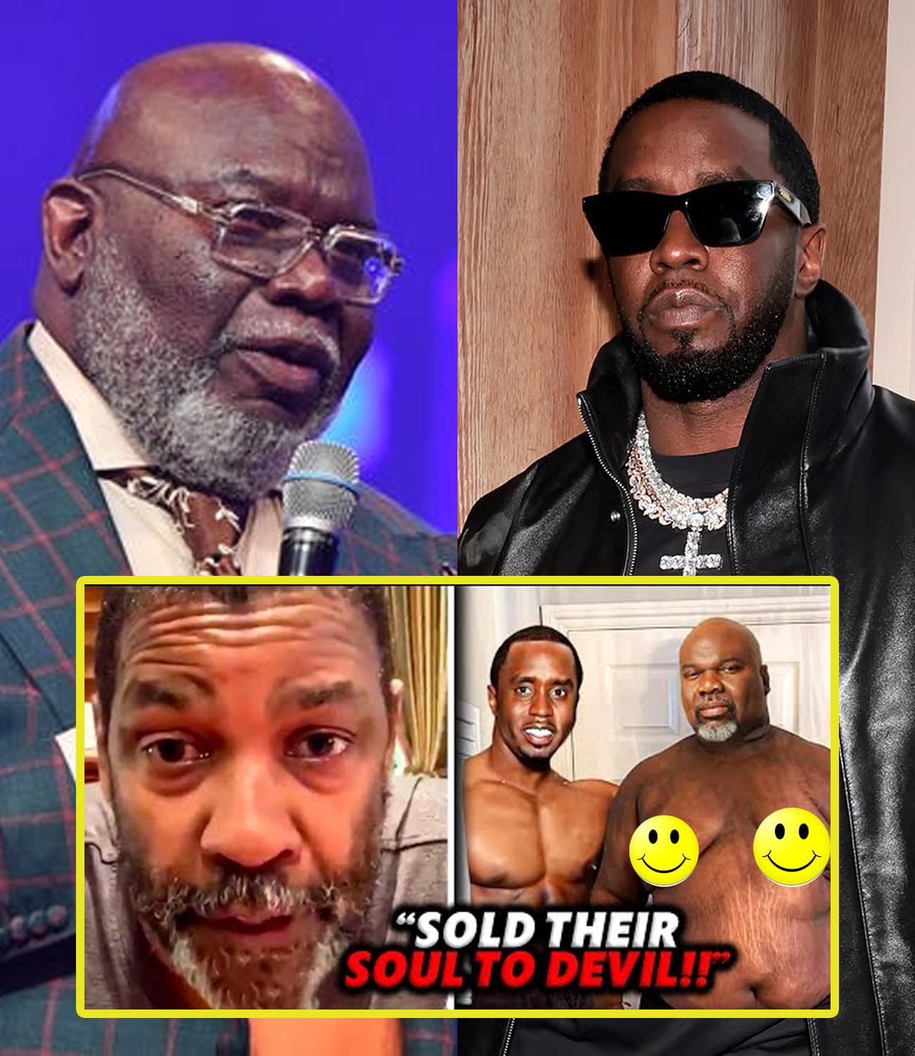 7 MINUTES AGO: Denzel Washington WARNING US About T.D Jakes And Diddy!