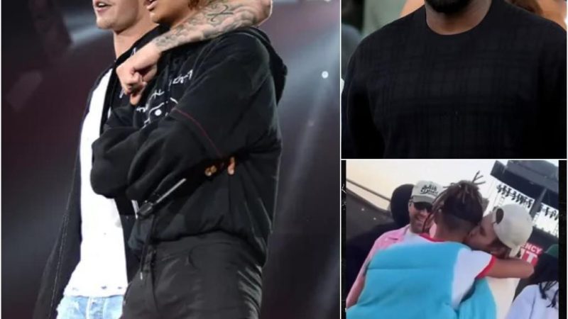 Justin Bieber & Jaden Smith Come out KISSING and dancing on video at Coachella, while Diddy Watches