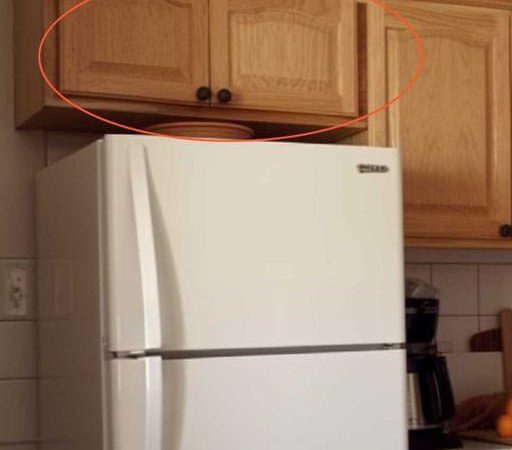 How to Use Those ‘Useless’ Cupboards Above the Fridge