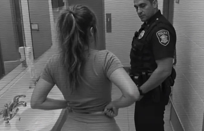 The Policeman Was Taken Away — and Forgot the Camera Was Still Rolling